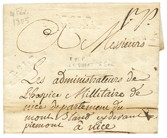 1805 P.81.P LE DORAT Frappé à Sec (2 Fois) Sur Lettre Pour NICE. TB. - Otros & Sin Clasificación