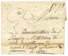 1805 P.81.P LE DORAT Frappé à Sec (2 Fois) Sur Lettre Pour NICE. TB. - Other & Unclassified