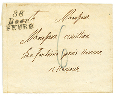 1829 Double Cursive 88 BOEN / FEURS Avec Texte Daté "LEIGNEUX". RARE. TB. - Autres & Non Classés