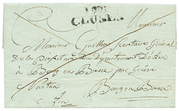 1805 P.99.P CLUSES Sur Lettre Pour BOURG EN BRESSE. Rare. B/TB. - Autres & Non Classés