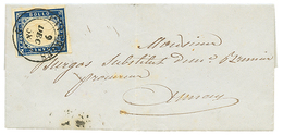 1858 SARDAIGNE 20c TB Margé Obl. FAVERGES Sur Lettre Pour ANNECY. TTB. - Otros & Sin Clasificación