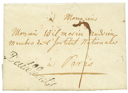 1812 100 DEUX PONTS (type Cursive) Sur Lettre Pour PARIS. Superbe. - 1792-1815: Dipartimenti Conquistati