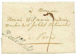 1812 100 DEUX PONTS (type Cursive) Sur Lettre Pour PARIS. Superbe. - 1792-1815: Départements Conquis