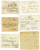 DEPARTEMENTS CONQUIS - Collection De 45 Lettres. TB. - 1792-1815: Veroverde Departementen