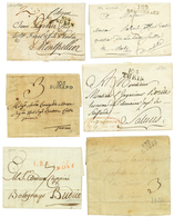 DEPARTEMENTS CONQUIS - Collection De 45 Lettres. TB. - 1792-1815: Départements Conquis