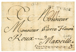 1751 DE TURIN Sur Lettre Avec Texte De TURIN Pour MARSEILLE. TTB. - Autres & Non Classés