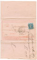 1871 20c(n°29) Obl. GC 2502 + MONTPELLIER Sur AVIS DE RECEPTION Complet Pour COLOGNE (ALLEMAGNE). TTB. - 1863-1870 Napoléon III. Laure