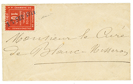 1914 10c CHAMBRE DE COMMERCE VALENCIENNES Obl. 17 SEP. 1914 Bleu Sur Petite Enveloppe. TTB. - Altri & Non Classificati
