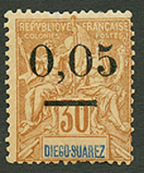 MADAGASCAR : 0,05 S/ 30c DIEGO-SUAREZ (n°59II) Neuf *. Une Dent Courte. Cote 180€. Signé BRUN. TB. - Andere & Zonder Classificatie