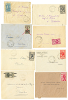 1940/46 Lot 31 Lettres Avec Petits Bureaux. Nombreuses CENSURES. A Voir. TB. - Autres & Non Classés