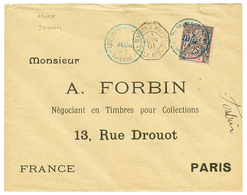 1901 OBOCK 25c Obl. COTE FRANCAISE SOMALIS DJIBOUTI Sur Enveloppe Pour PARIS. TB.CO - Otros & Sin Clasificación