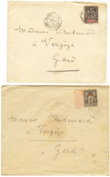 1902/03 2 Lettres De SHANGHAI Ou HAN-KEOU CHINE Pour La FRANCE. TB. - Other & Unclassified