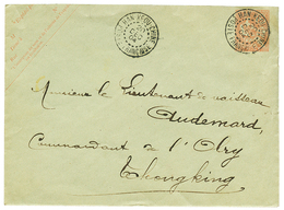 1904 Entier 15c Obl. HAN-KEOU CHINE POSTE FRANCAISE Pour Le TCHONKING. Destination Rare. TB. - Autres & Non Classés