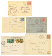 DAHOMEY - Lot De 4 Lettres + 1 DEVANT. TTB. - Other & Unclassified