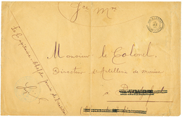 1896 COR. D' ARMEES SAINT CLAUDE Sur Grande Enveloppe (pd) En Franchise Pour La FRANCE. RARE. TB. - Sonstige & Ohne Zuordnung