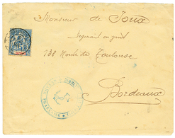 1898 15c Obl. CORR. D' ARMEES CAYENNE GUYANE (rare) Sur Enveloppe De Militaire Pour La FRANCE. TB. - Autres & Non Classés