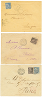 1890 / 92 Lot De 3 Lettres Avec COLONIES GENERALES Obl. LONGXUYEN, BENTRE, CAP SAINT JACQUES. TB. - Otros & Sin Clasificación
