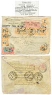 TONKIN - POSTE AERIENNE : 1929/31 Lot De 6 Lettres Dont Courrier ACCIDENTE à AKYAB BIRMANIE. TB - Otros & Sin Clasificación