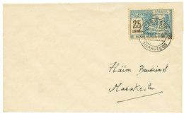 MAROC : POSTE LOCALE 1897 25c Obl. MARAKECH MARRUECOS Sur Enveloppe. TTB. - Andere & Zonder Classificatie