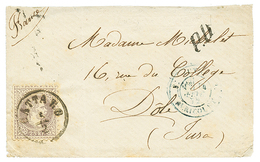 1872 25K Canc. CATTARO On Envelope To FRANCE. Vvf. - Sonstige & Ohne Zuordnung