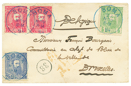 BELGIAN CONGO : 1894 5c + 10c(x2) + 25c Canc. BOMA On Envelope To BELGIUM. RARE. Superb. - Autres & Non Classés