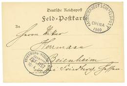 1901 KAISERLICH.DEUTSCHE FELDPOST CHINA 1900 On Military Card To GERMANY. Scarce. Vvf. - China (kantoren)