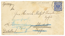 "ISONGO Via VIKTORIA" : 1897 VORLAUFER 20pf Canc. VIKTORIA On Envelope To GERMANY. Verso, "O. MATZAT ISONGO P. VICTORIA  - Kameroen