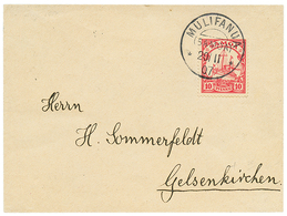 "MULIFANUA" : 1907 10pf Canc. MULIFANUA On Envelope To GERMANY. Superb. - Samoa