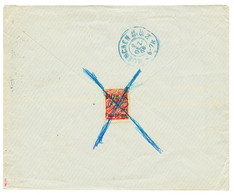 "BATUM Via CONSTANTINOPLE" : 1906 1P + 2P Canc. CONSTANTINOPEL + "BATUM" Manuscript On REGISTERED Envelope To MUNCHEN. V - Turquia (oficinas)