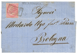 EGYPT - ITALIAN PO. : 1870 ITALY 40c Canc. PIROSCAFI POSTALI ITALIANI On Entire Letter From ALEXANDRIE To ITALY. RARE. S - Sin Clasificación