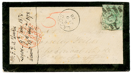 1878 6d Green Canc. Killer L + Cds LAGOS On Envelope To ENGLAND. Rare. Superb. - Other & Unclassified