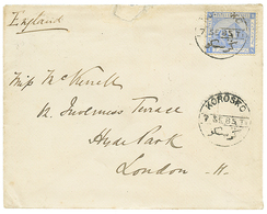 "KOROSKO" : 1885 1P Canc. KOROSKO On Envelope To LONDON. Very Scarce. Vvf. - Otros & Sin Clasificación