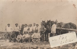 Poseur De Voies à Localiser ( Carte-photo ) - Equipo