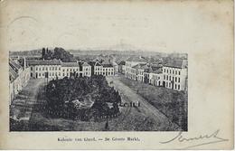 Kolonie Van Gheel. -  De Groote Markt.  -   (Dikkere Kaart!)  -  1902  Naar   Etterbeek - Geel