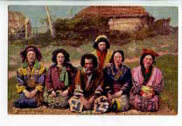 C 149  -  Group Of Ainos - "Japanese At Home" - Japon  -  Tuck - Asia