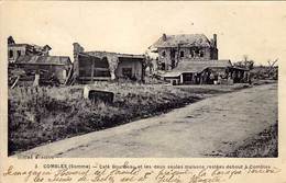 80 - COMBLES - Café Bourdeau Et Les Deux Seules Maisons Réstées Debout   - - Combles