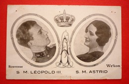 BELGIE - BELGIUM , S.M. LEOPOLD III. AND S.M. ASTRID - Royal Families