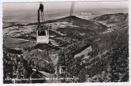 CPSM - ALLEMAGNE - FREIBURG -Blick Von Schauinsland (schwarzwald) 1286 M ü. M. Nach Freiburg - (Téléférique) - Freyburg A. D. Unstrut