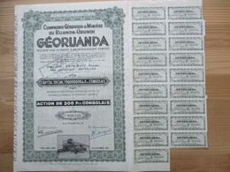 Compagnie Géologique Et Minière Du Ruanda Urundi - Georuanda - Action De 500 Fcs Congolais - Africa