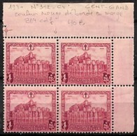 [822139]Belgique 1930 - N° 312CV, Couleur Rouge Déborde En Marge, BD4, CDF, Gent-Gand - Other