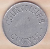 Jeton En Aluminium. Courvoisier Cognac. The Brandy Of Napoleon - Professionnels / De Société