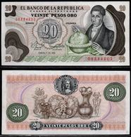 COLOMBIA - 1981 - VEINTE PESOS ORO ( $ 20 ) - UNCIRCULATED. CONDITION 9/10 - Colombia