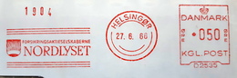 EMA AFS METER STAMP FREISTEMPEL - DANMARK HELSINGØR 1966 NORDLYSET SUNSHINE SUNSET SUN SOLEIL - Machines à Affranchir (EMA)