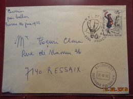 Lettre De Belgique De 1982 (poste Par Ballon) - Lettres & Documents