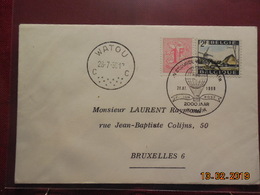 Lettre De Belgique Par Ballon De 1968 - Storia Postale