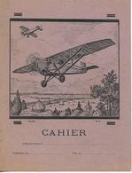 Protège-cahiers Illustrés / Avions, Aéroplanes / Tables De Calcul - Transporte
