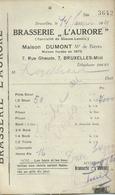 BRASSERIE L'AURORE MAISON DUMONT 7 RUE GHEUDE BRUXELLES - 1900 – 1949