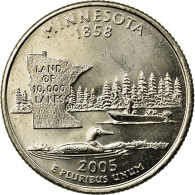 Monnaie, États-Unis, Quarter, 2005, U.S. Mint, Denver, SUP, Copper-Nickel Clad - 1999-2009: State Quarters