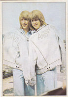 Andy & David Williams , The Williams Brothers - Panini Card From Yugoslav Rock Magazine Dzuboks ( Jukebox ) # 30 - Photos