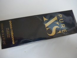 PACO RABANNE : " PURE XS HOMME" GEL DOUCHE SOUS BLISTER   100 ML    LIRE ET VOIR !! - Miniaturas Hombre (en Caja)